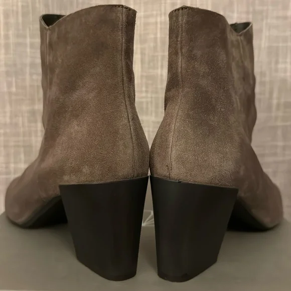 COCLICO Joy Suede Bootie in Shadow Taupe